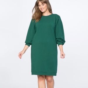 Eloquii Puff Sleeve Sweatshirt Dress (Size 22/24)